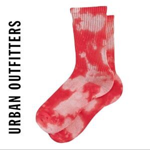 NEW (3) Urban Outfitters Bleach Dye Tube Crew Socks
